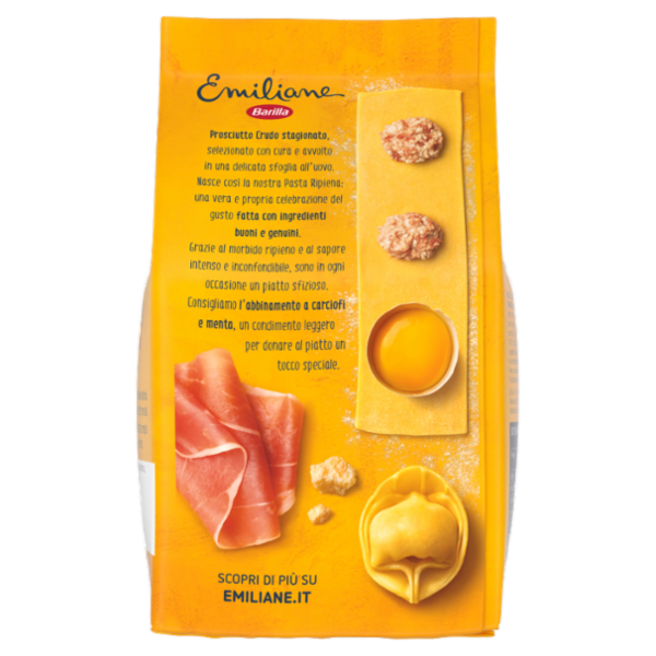 Barilla Emiliane Tortelloni con Prosciutto Crudo e Parmigiano Reggiano 250 g