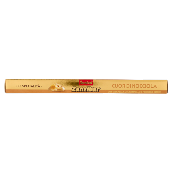 Sperlari Zanzibar le Specialità Cuor di Nocciola con Granella di Caramello e Nocciole Intere 200 g