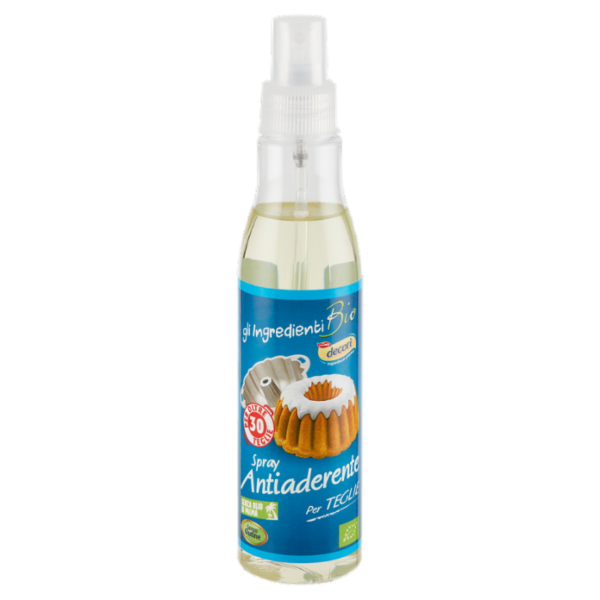 decorì gli Ingredienti Bio Spray Antiaderente per Teglie 180 ml