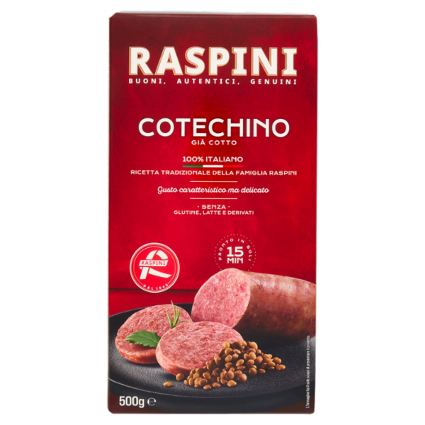 Raspini Cotechino Raspini Cotechino Già Cotto 500 g