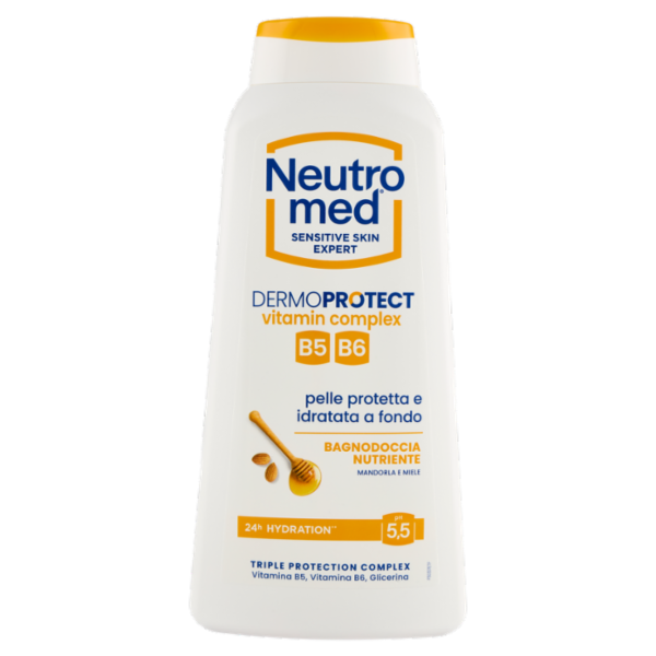 Neutromed Dermoprotect vitamin complex Bagnodoccia Nutriente Mandorla e Miele pH 5,5 600 ml