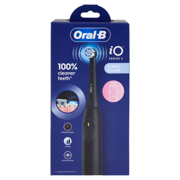 Oral-B iO Series 2 Spazzolino Elettrico Denti Ricaricabile Nero