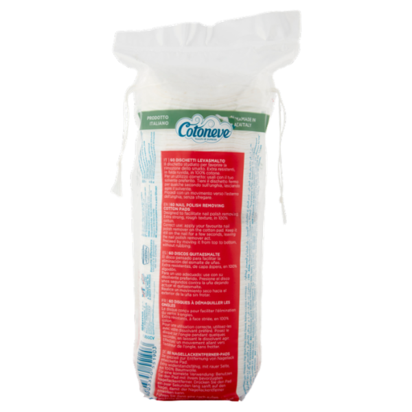 Cotoneve Dischetti Levasmalto 60 pz