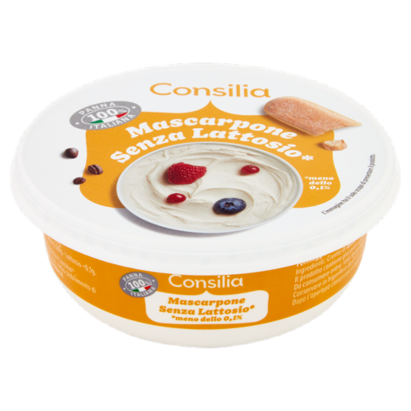 Consilia Mascarpone Senza Lattosio 250 g