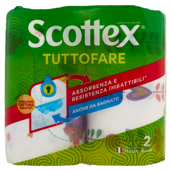 Scottex Tuttofare Carta da Cucina 2 pz