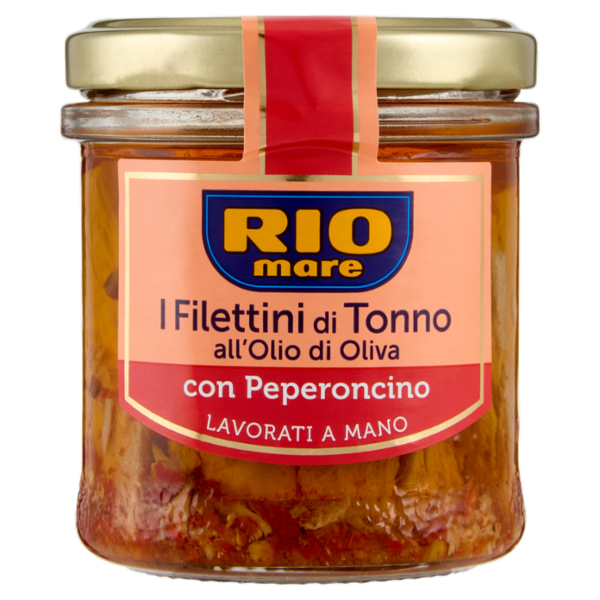 Rio mare i Filetti di Tonno all'Olio di Oliva con Peperoncino 130 g