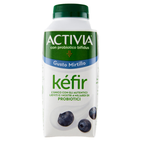 ACTIVIA, Kefir da bere gusto Mirtillo con Probiotico Bifidus, 320g
