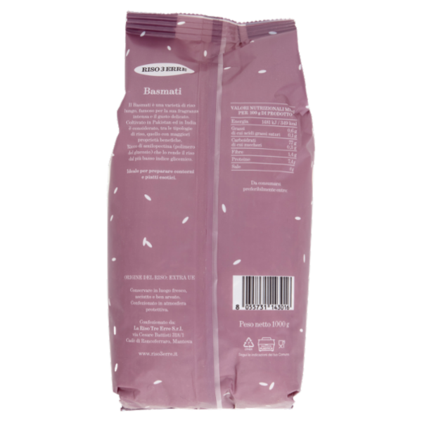 Riso 3 Erre Basmati 1 Kg