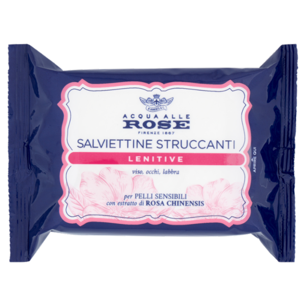 Acqua alle Rose Salviettine Struccanti Lenitive 20 pz