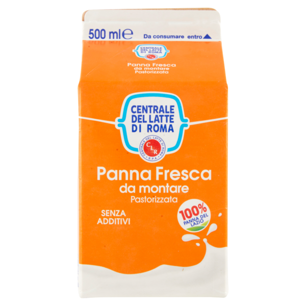 Centrale del Latte di Roma Panna Fresca da montare Pastorizzata 500 ml