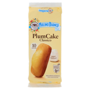 Mulino Bianco Plumcake Classico Merenda Con Yogurt Italiano 10 Pezzi 330g