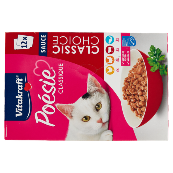 Vitakraft Poésie Classique Sauce Classic Choice 12 x 85 g