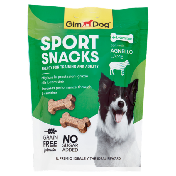 GimDog Sport Snacks con Agnello 150 g