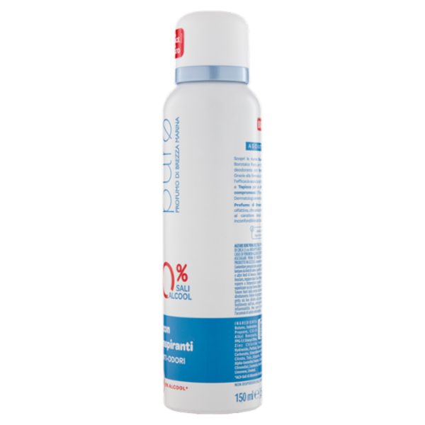 Borotalco purø Profumo di Brezza Marina Deo 0% Sali 150 ml