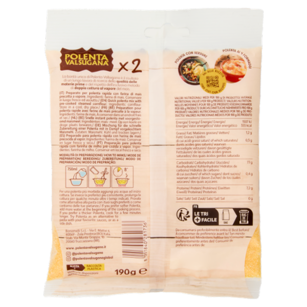 Polenta Valsugana per due 190 g