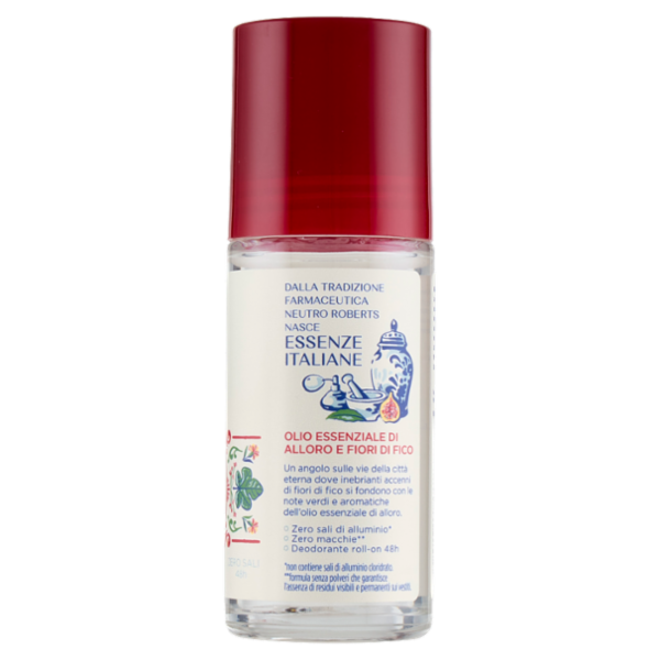 Neutro Roberts Essenze Italiane Roma Olio Essenziale di Alloro e Fiori di Fico 50 ml