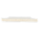 Consilia Piatti Quadrati in Fibra Vegetale Bianchi 20x20 cm 15 pezzi