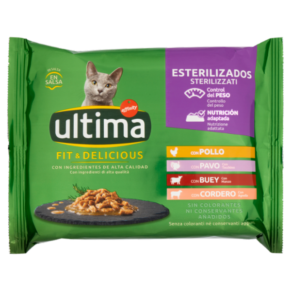 ultima Cat Fit & Delicious Sterilizzati 4 x 85 g