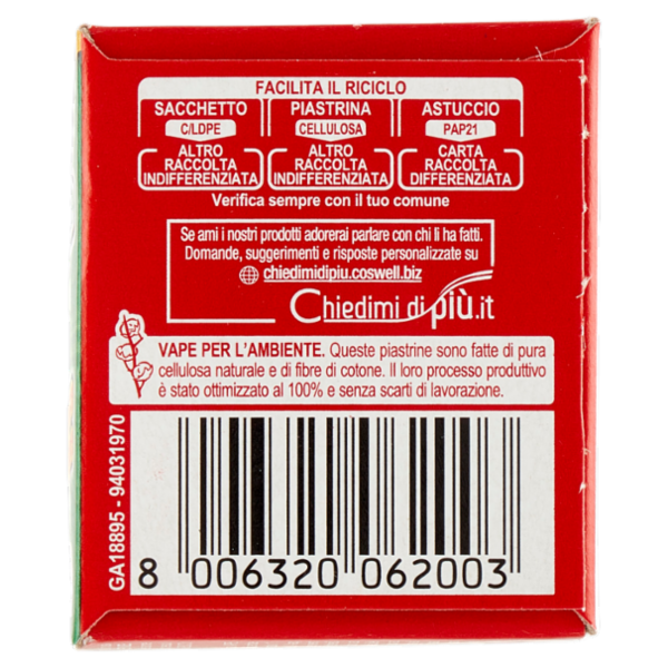 VAPE Piastrine Menta 30 pz