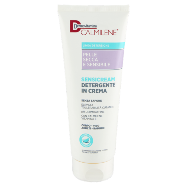 Dermovitamina Calmilene Sensicream Detergente in Crema Corpo - Viso 250 ml