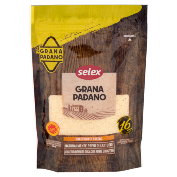 Selex Grana Padano Grattugiato 16 mesi 90 g