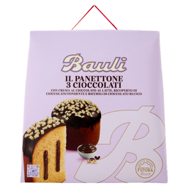 Bauli il Panettone 3 Cioccolati 750 g
