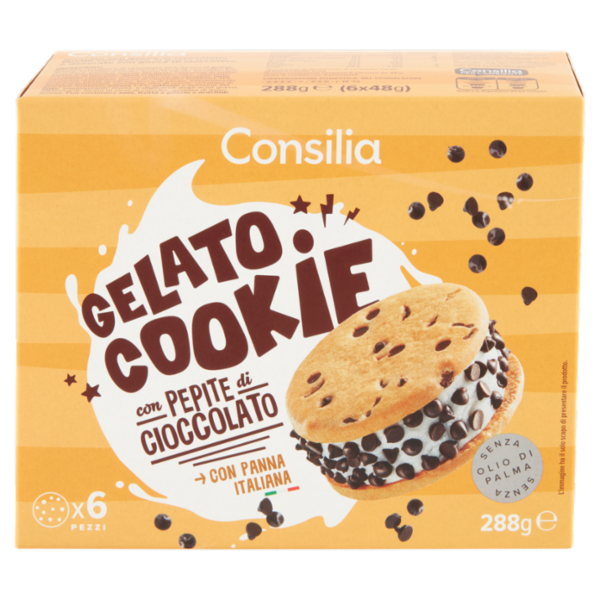 Consilia 6 Gelati Cookies 288 g
