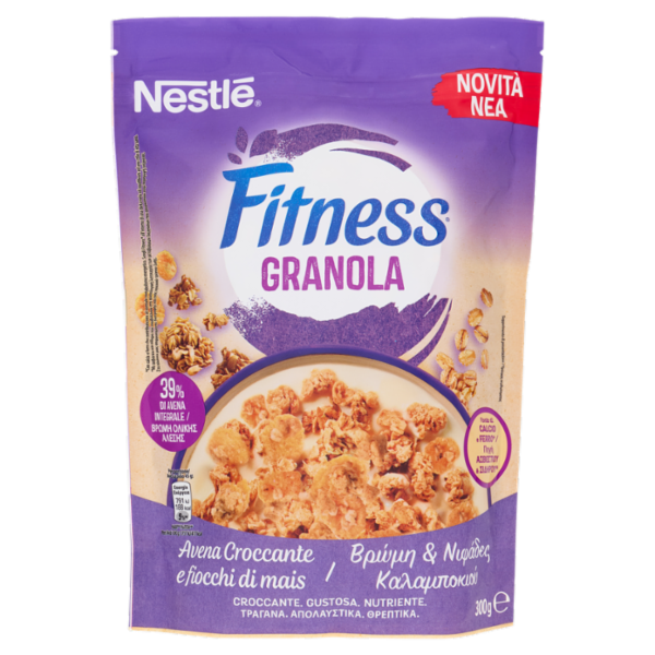FITNESS Granola con Avena Croccante e Fiocchi di Mais 300g