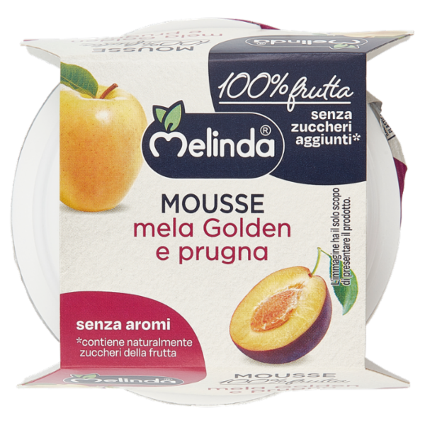 Melinda Mousse mela Golden e prugna 2 x 100 g