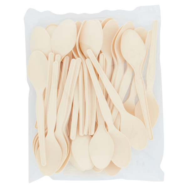 Selex Natura Chiama Cucchiaini in Mater Bi Biodegradabili e Compostabili Ecologici 40 pezzi