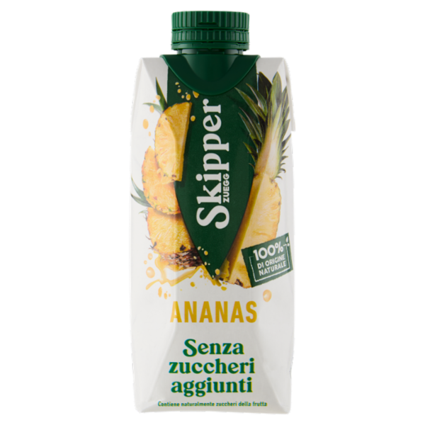 Zuegg Skipper Ananas Senza zuccheri aggiunti 330 ml