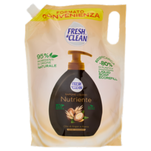 Fresh & Clean Sapone Liquido Nutriente Olio Di Argan e Avena Ecoricarica 1000 Ml