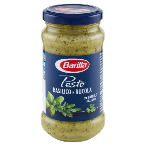 Barilla Pesto Basilico e Rucola Condimento e Sugo per Pasta 190 g