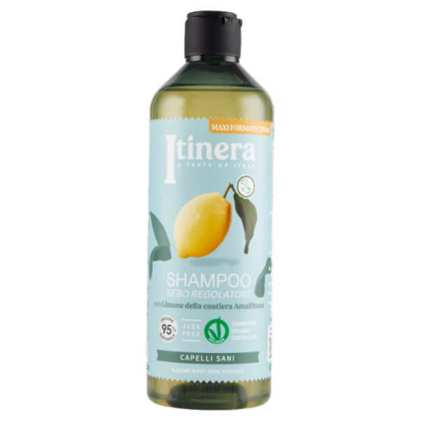 Itinera Shampoo Sebo Regolatore con Limone della costiera Amalfitana 370 ml