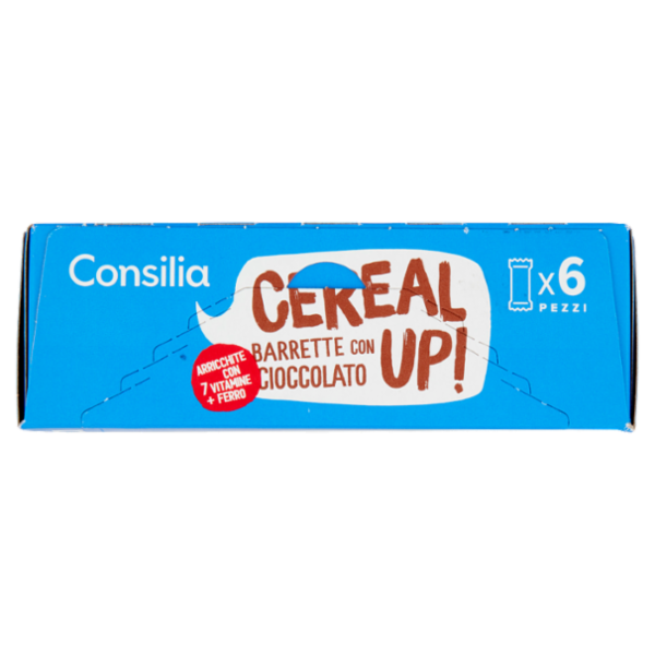 Consilia Barrette di Cereali con Cioccolato al Latte 6x21 g