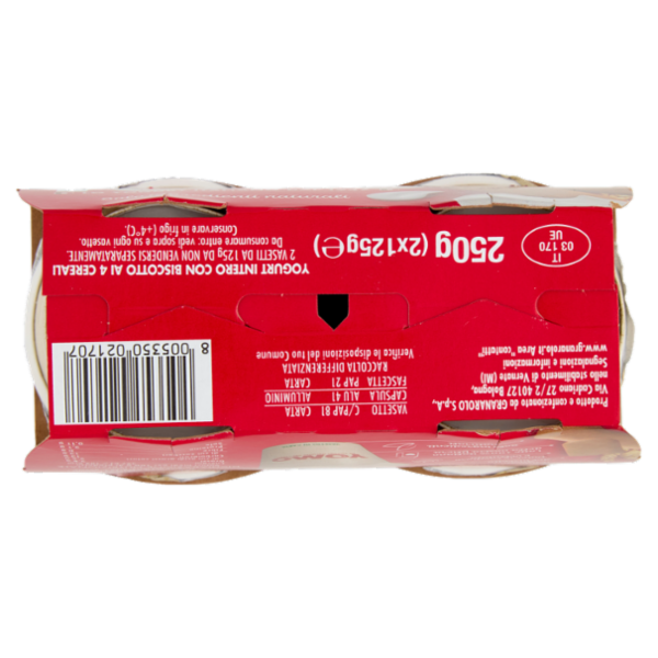 Yomo il Biscotto ai 4 Cereali 2 x 125 g