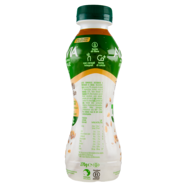 ACTIVIA da Bere, Fibre e probiotico, Cereali, Fonte di Calcio, aiuta metabolismo e digestione,270g