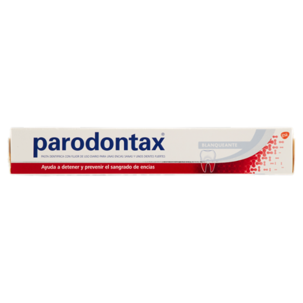 Parodontax Whitening, dentifricio denti sbiancante con Fluoro elimina le macchie 75 ml