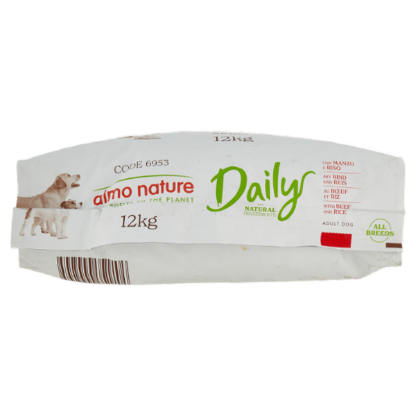 almo nature Daily Adult Dog con Manzo e Riso 12 kg