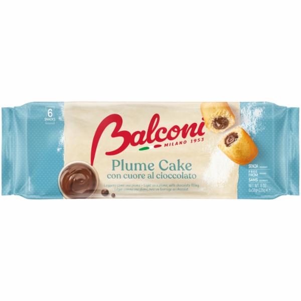 Balconi Plume Cake Al Cioccolato 6 X 38 G