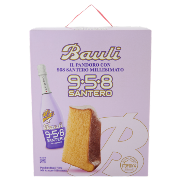 Bauli 958 Santero Pandoro Bauli 700 g + 958 Santero Millesimato 75 cl