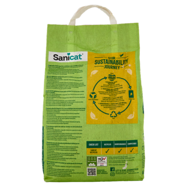 Sanicat Natura Activa Lettiera vegetale agglomerante 6 L