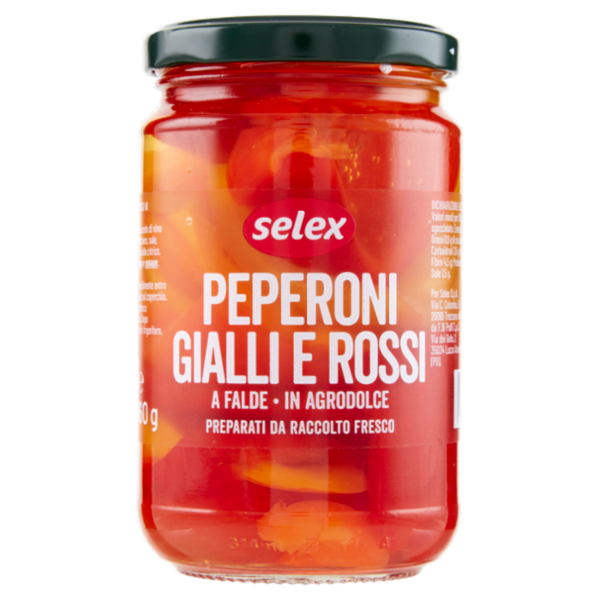 Selex Peperoni Giallo Rossi in Agrodolce 300 g