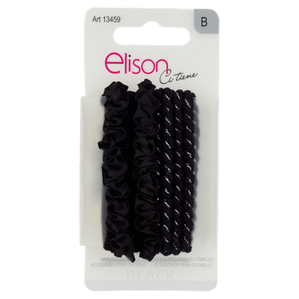 elison Elastici Black 6 pz