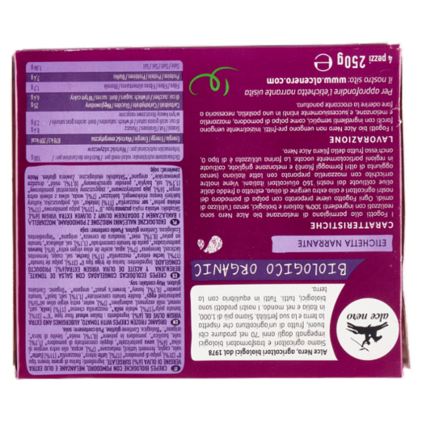 alce nero Fagotti Parmigiana di Melanzane Surgelati 4 pezzi 250 g