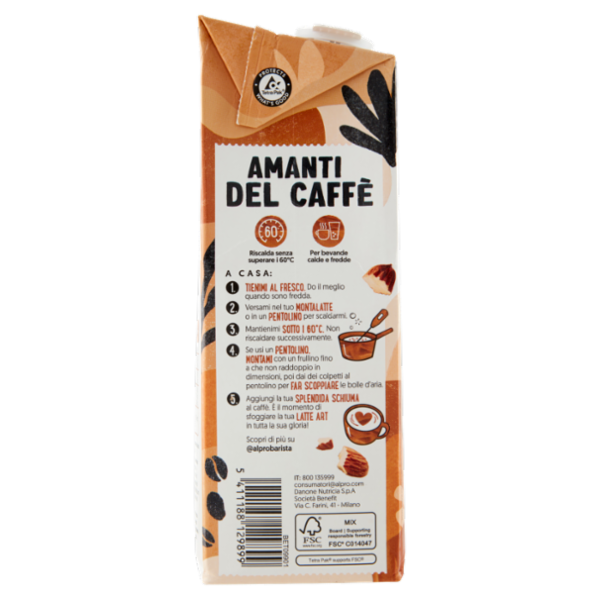 ALPRO Barista Bevanda Vegetale alla Mandorla 1 Litro