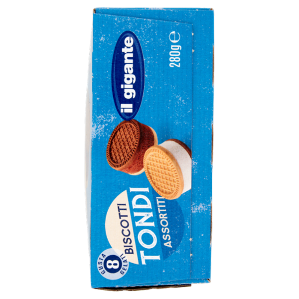 IL GIGANTE Biscotti Tondi Assortiti 8 x 35 g