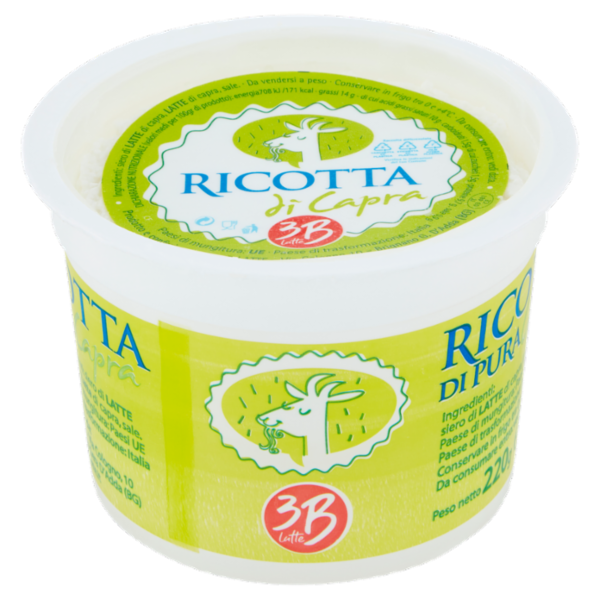 3B Latte Ricotta di Capra 220 g