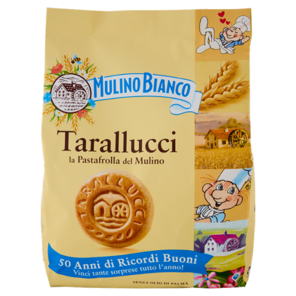 Mulino Bianco Tarallucci Biscotti con Uova Fresche 100% italiane 800g
