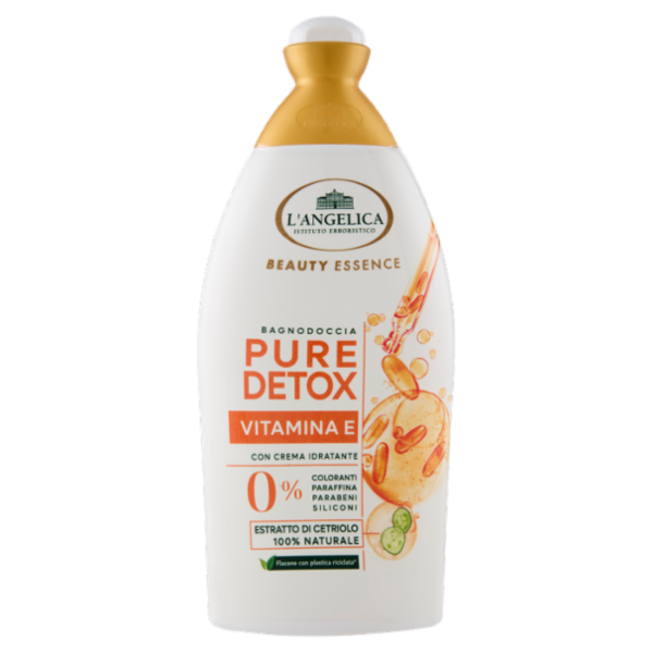 L'Angelica Beauty Essence Bagnodoccia Pure Detox Vitamina E 520 ml